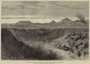 A Guerra Zulu, Vista do local onde o príncipe imperial foi morto, olhando para o leste